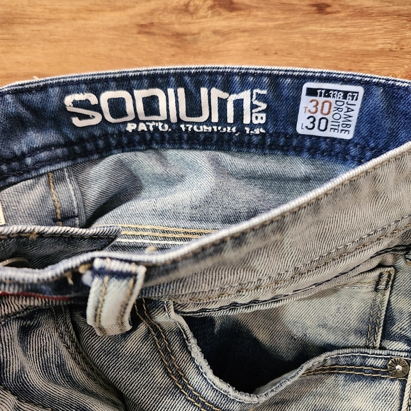 Sodium Lab Fit Comfort Men's Denim Jeans - Picture 4 of 12